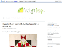 Tablet Screenshot of firstlightdesigns.com